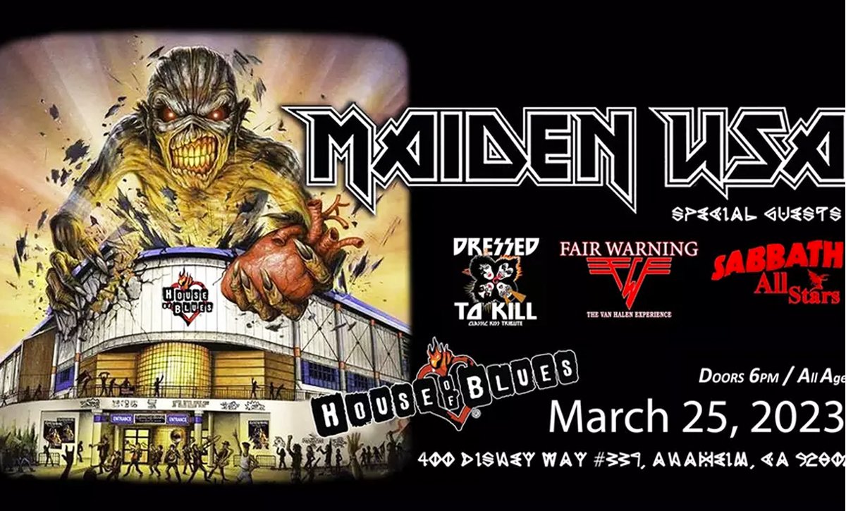 Maiden USA concert poster