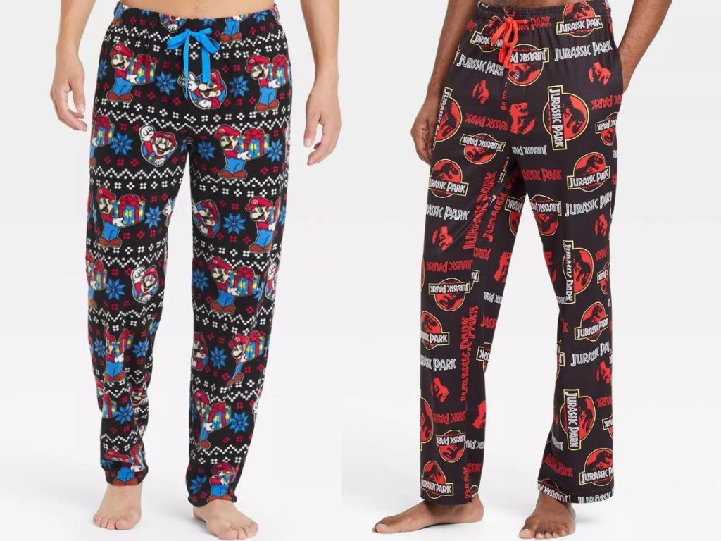 2 men wearing Pajama Pants