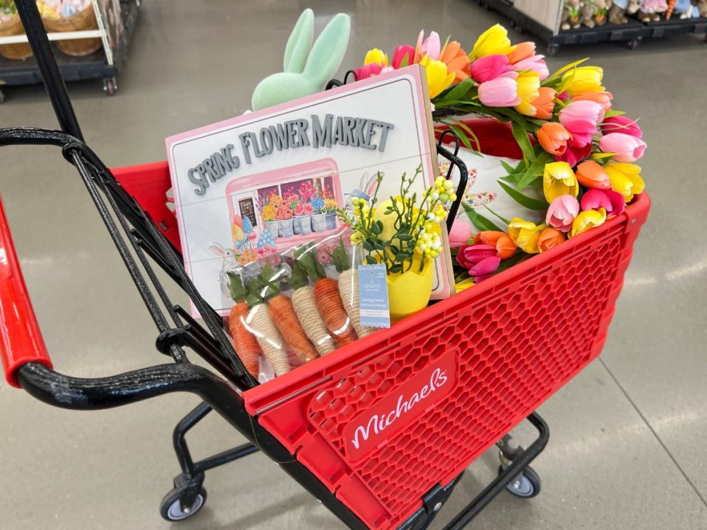 Michaels Easter Decor Available Now | Baskets, Decorations, Wreaths, & More