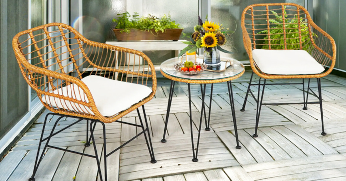 Up to 65% Off Lowe’s Patio Furniture | Over $255 Off 3-Piece Conversation Set + Free Shipping