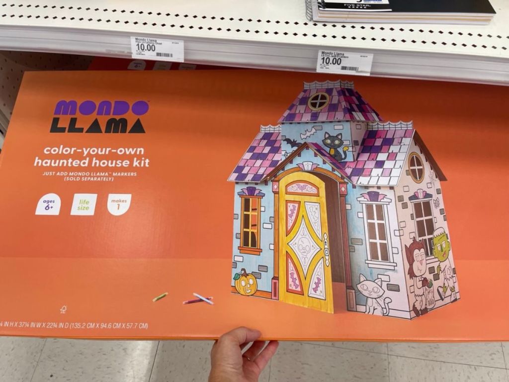 Mondo Llama Color Your Own Haunted House Kit
