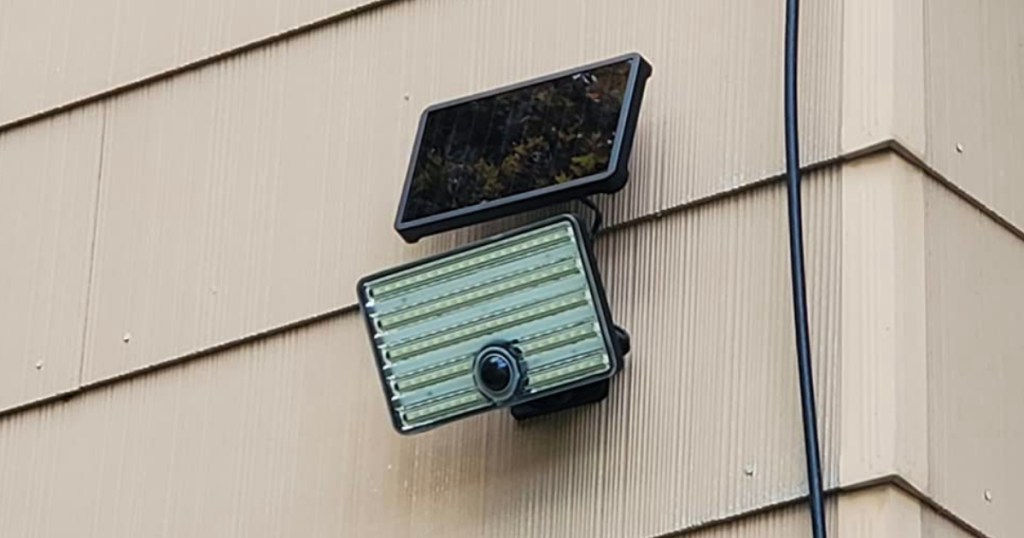 Anerbili Outdoor LED Solar Motion Sensor Lights Waterproof 2-Pack