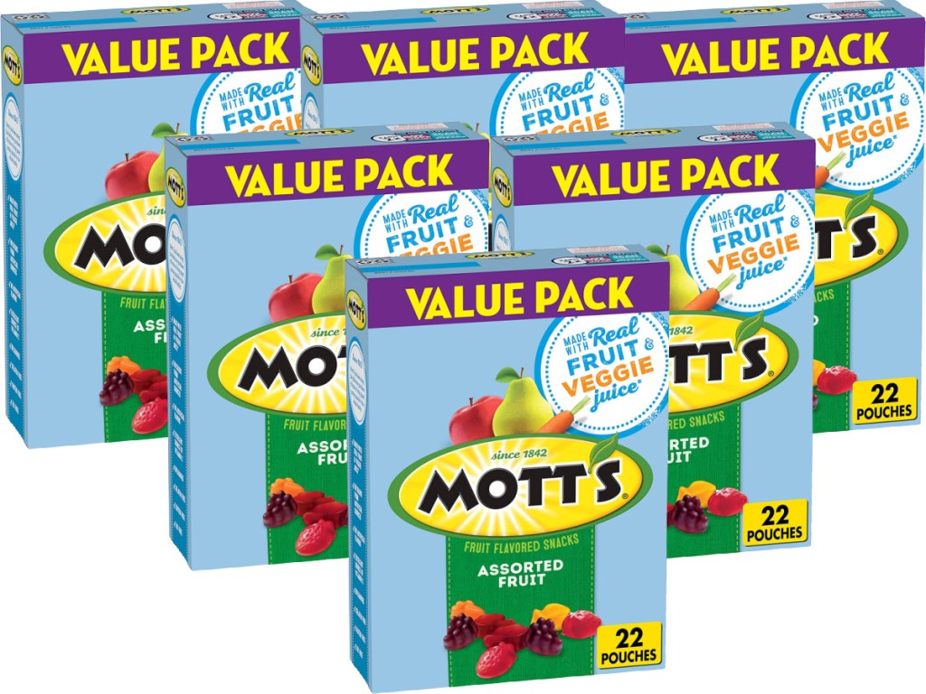 Mott’s Fruit Snacks 132Count Only 15.39 Shipped on Amazon (Just 11