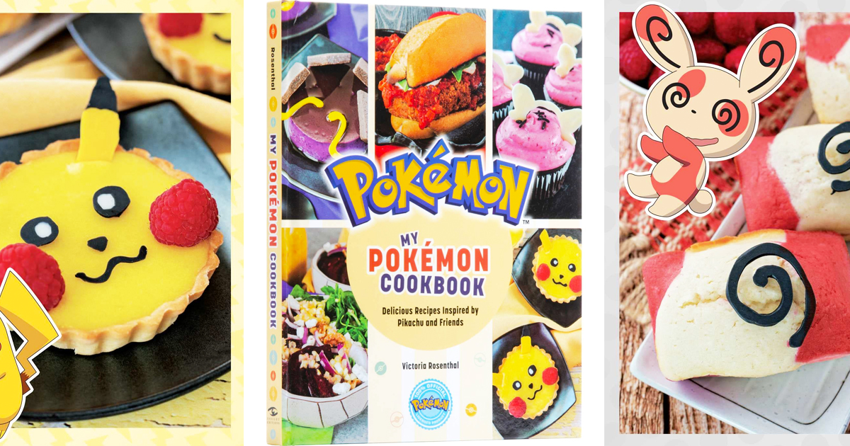pokemon cookbook cover and recipes