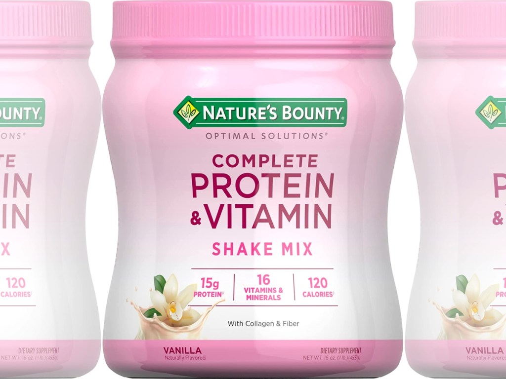 WOW! Nature's Bounty Protein & Vitamin Shake Mixes Only 6 Each Shipped