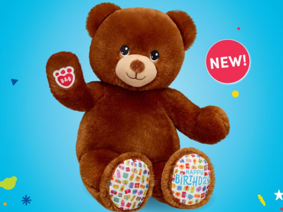 New Build-A-Bear Birthday Treat Bear