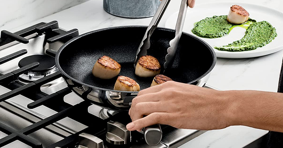 60% Off Ninja Foodi NeverStick Cookware on Amazon | Stainless Frying Pan Only $19.99 (Reg. $50)