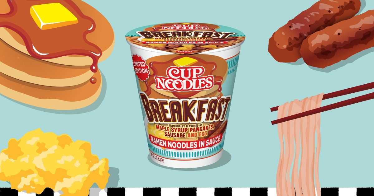 Eggs Are Expensive! Nissin Would Like You to Eat a Cup of Noodles for Breakfast Instead