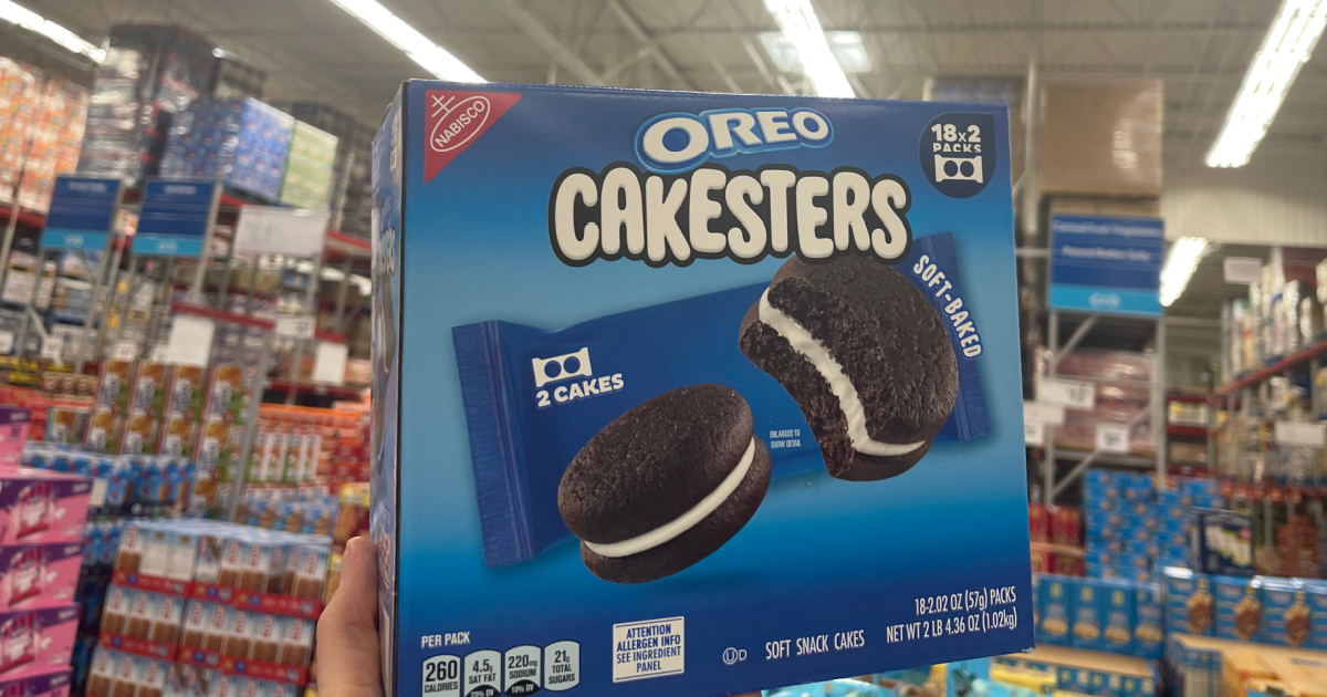 OREO Cakesters Snack Pack 18-Count Just $11.98 at Sam’s Club (Only 67¢ Per 2-Pack!)