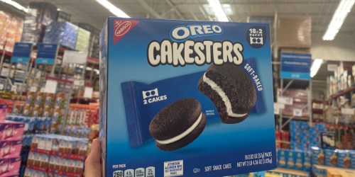 OREO Cakesters Snack Pack 18-Count Just $11.98 at Sam’s Club (Only 67¢ Per 2-Pack!)