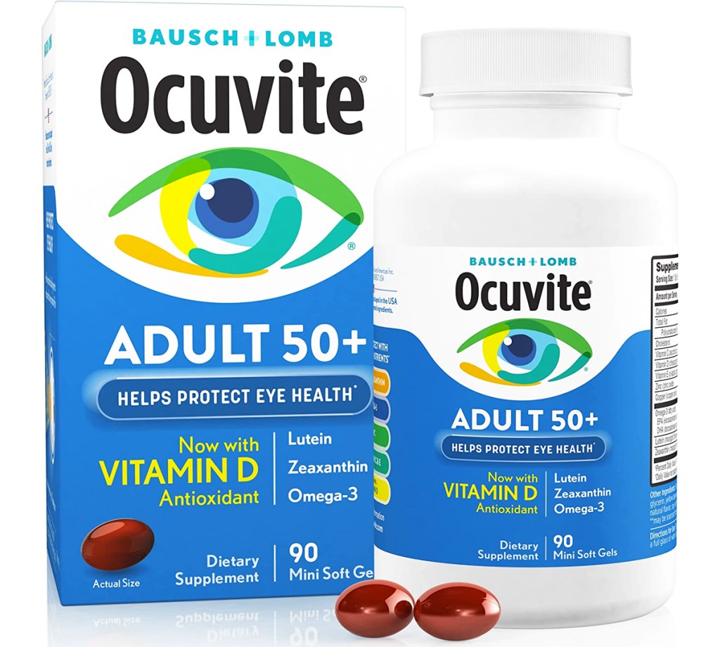 Ocuvite Eye Vitamin & Mineral Supplement 90-Count Bottle