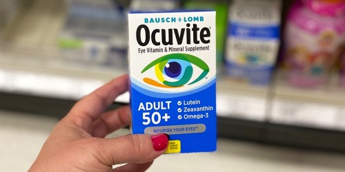 Ocuvite Eye Supplement 50-Count Bottle Just $8 Shipped on Amazon (Regularly $18)