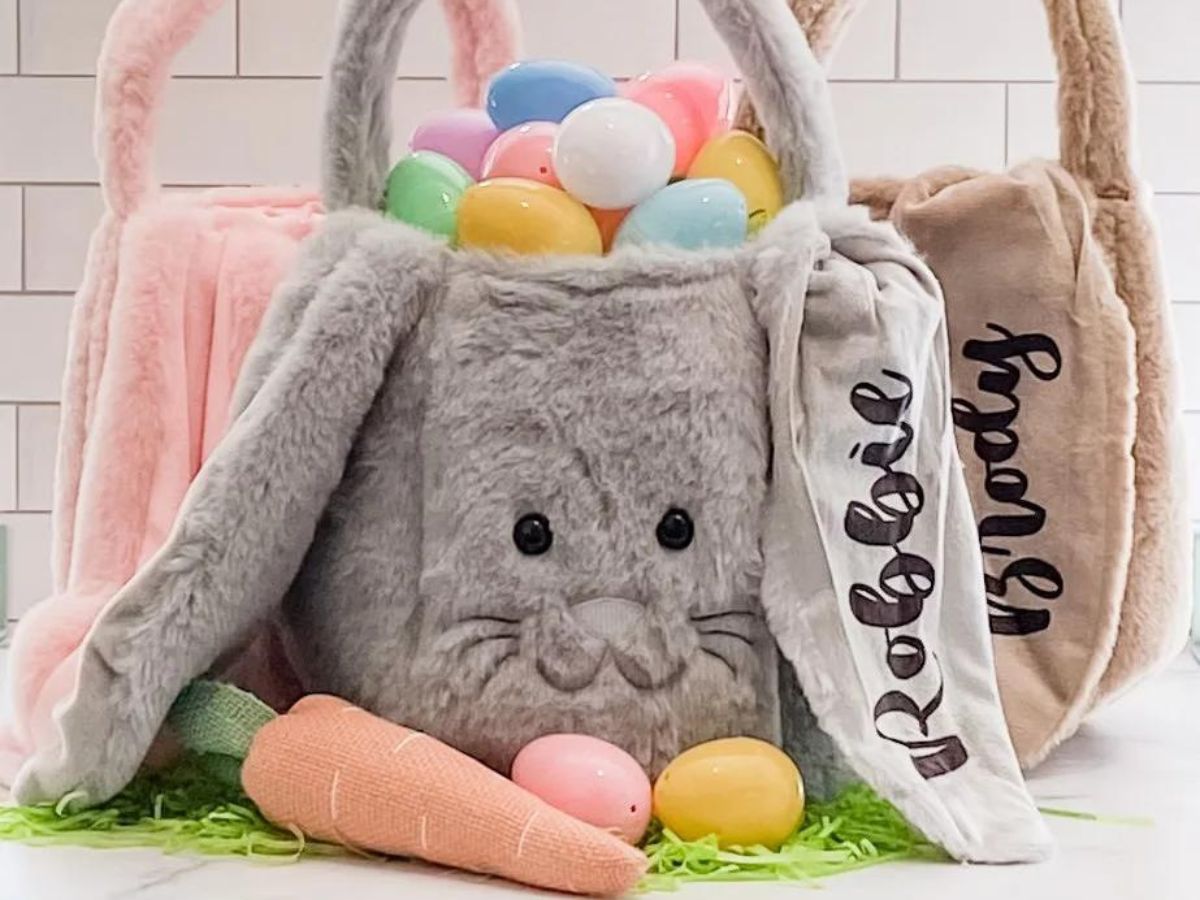Personalized Plush Easter Basket Only $18.88 Shipped (Regularly $42) | Will Last for Years!