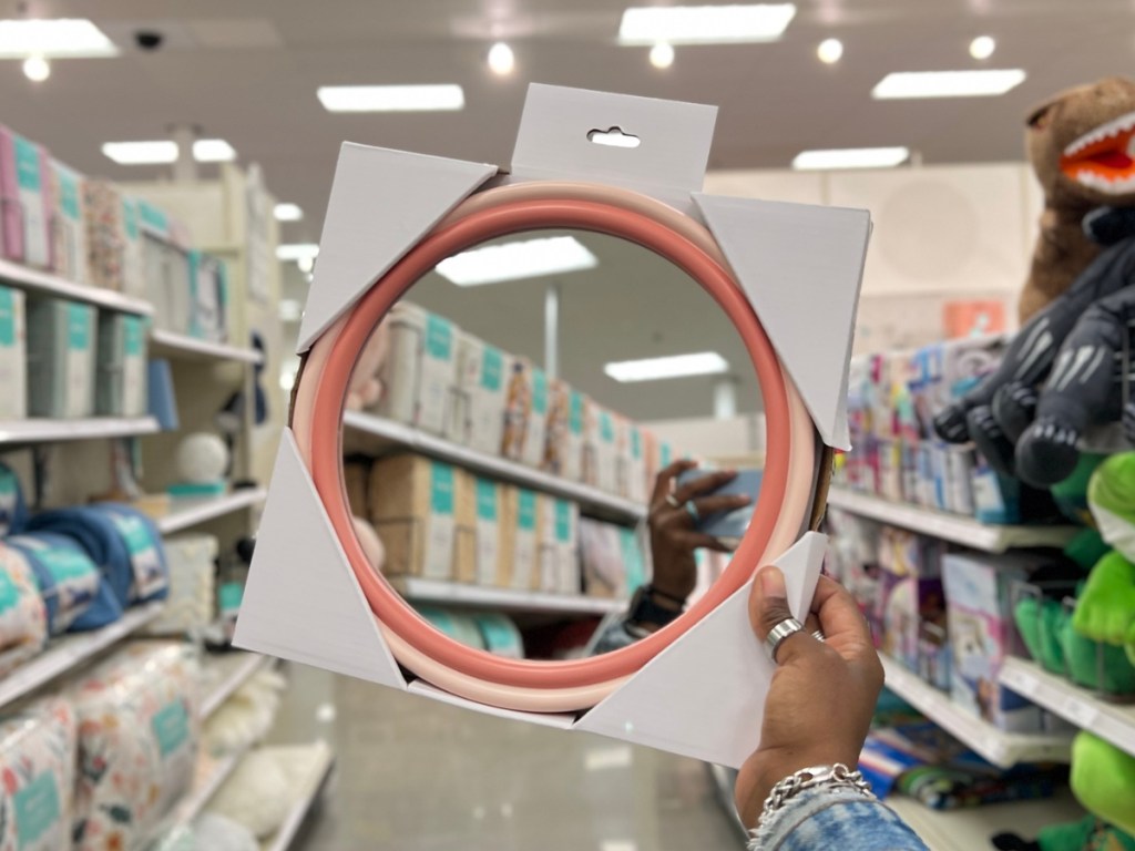 Pillowfort Two Tone Layered Circle Mirror