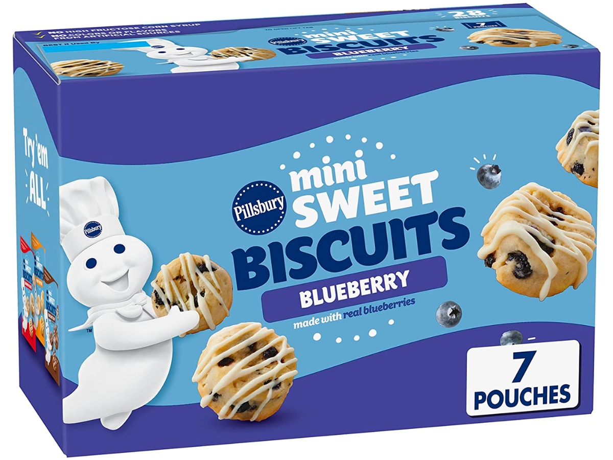 Pillsbury Mini Sweet Biscuits in Blueberry