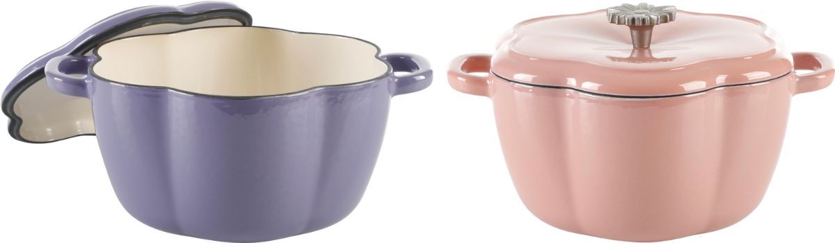 Pioneer woman dutch ovens in purple and pink