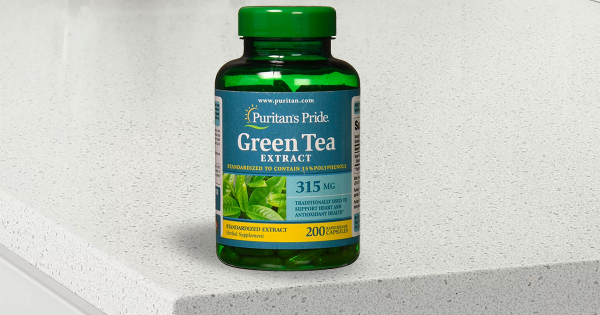 Puritan’s Pride Green Tea Extract 200-Count Bottle Only $4.21 Shipped on Amazon (Regularly $7)