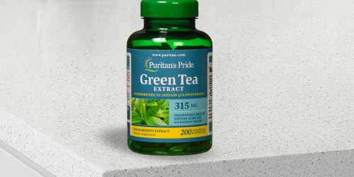 Puritan’s Pride Green Tea Extract 200-Count Bottle Only $4.21 Shipped on Amazon (Regularly $7)