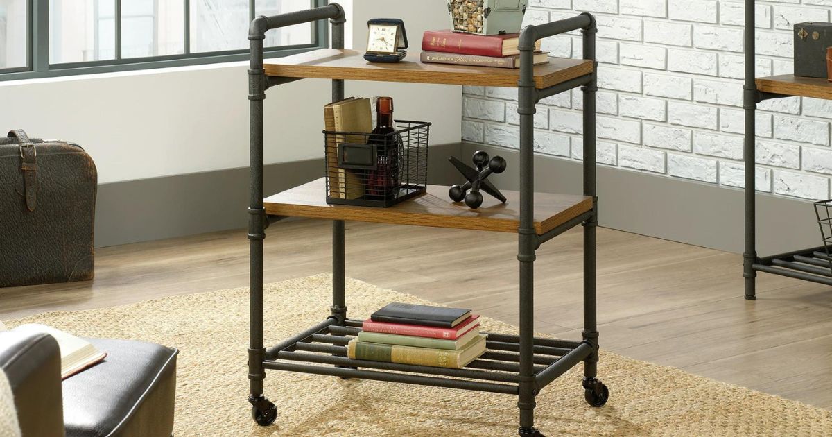 Up to 70% Off Sauder Furniture on Walmart.com | Rolling Cart Only $59 Shipped (Regularly $185)