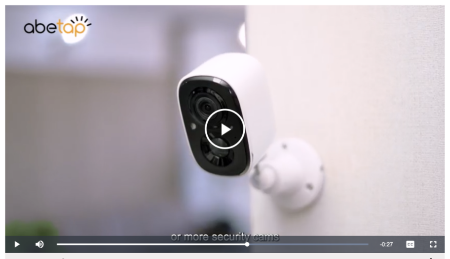 Screenshot of a security camera