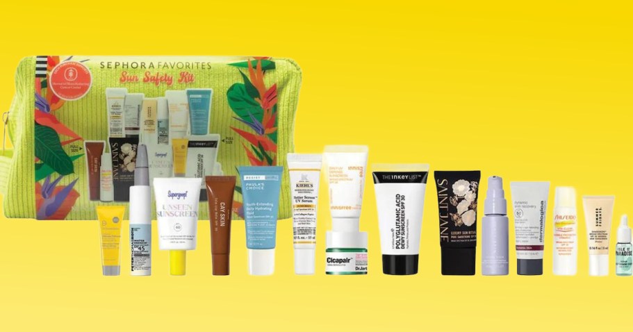 Sephora 15-Piece Sun Safety Kit Only $39 Shipped ($178 Value) | Includes TWO Full-Size Products