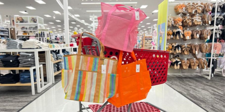 Target’s Shade & Shore Tote Bags from $7 – Perfect for the Beach or Farmer’s Market!