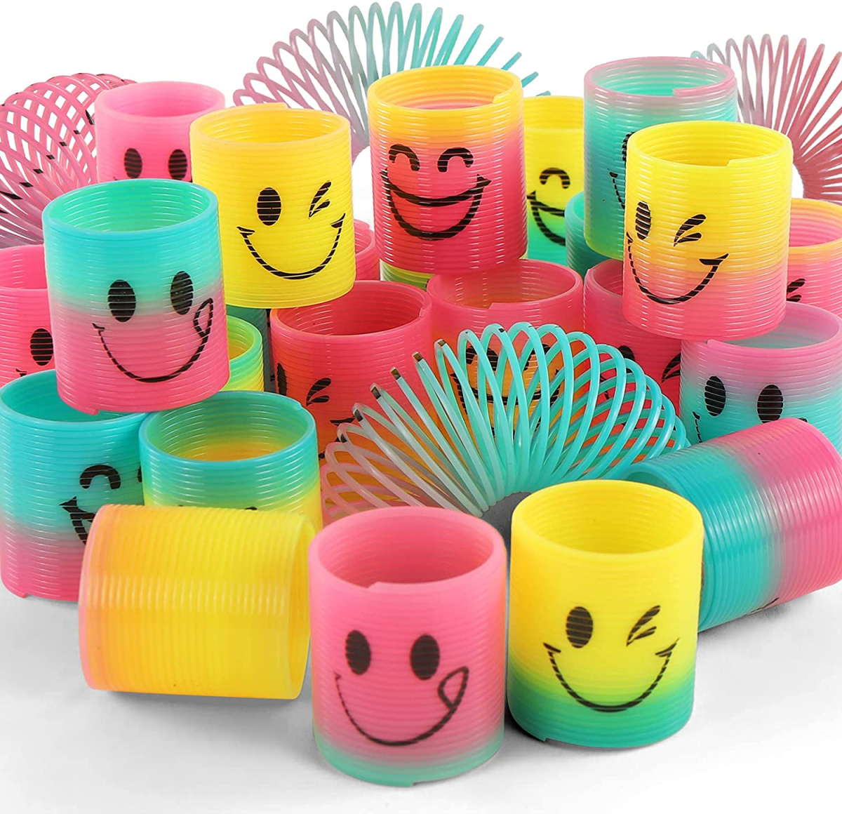 Mini slinky toys are non-candy easter basket stuffer