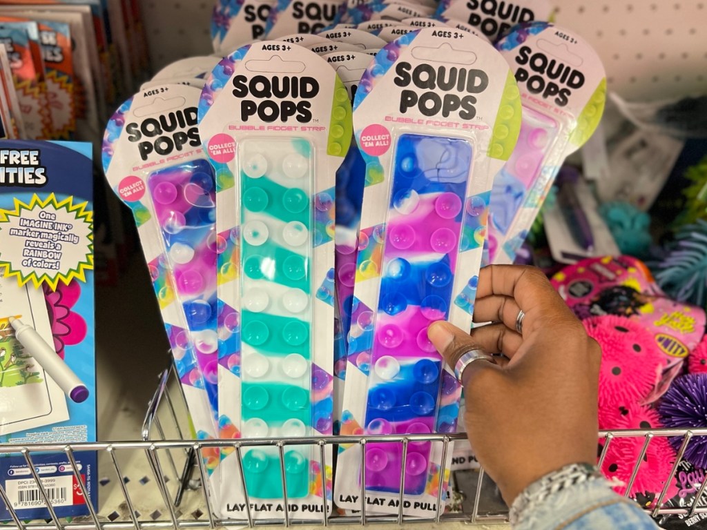 Squid Pops Bubble Fidget Strip
