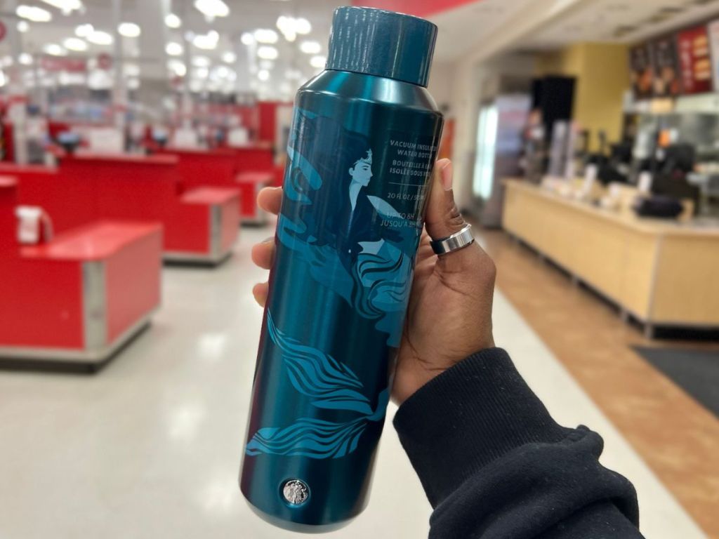 Starbucks turquoise siren water bottle