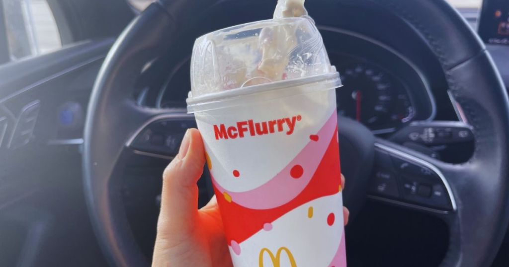 McDonald's New Menu Items Strawberry Shortcake McFlurry