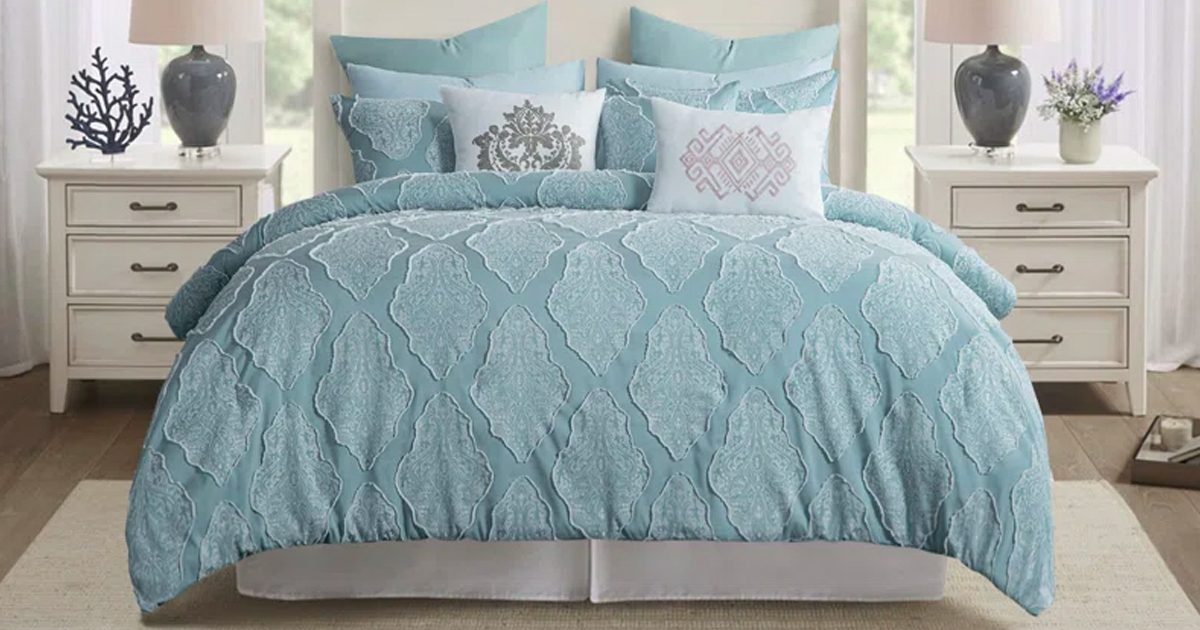 Wayfair Comforter Set from $24 | Includes 3 Throw Pillows!