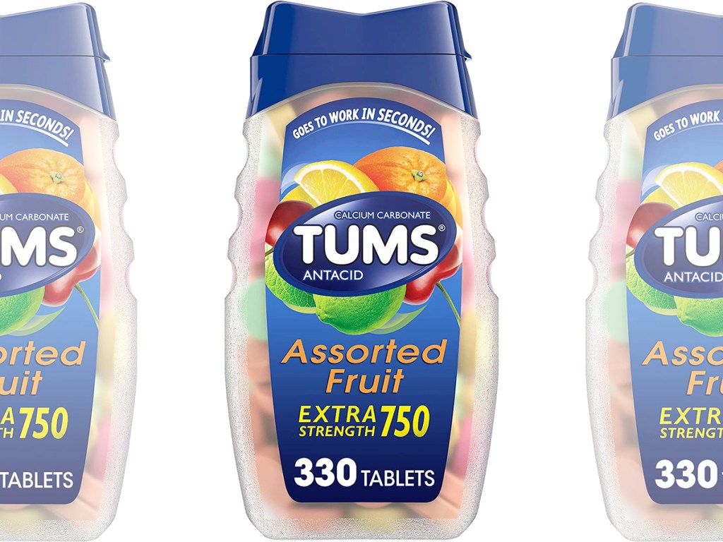TUMS Extra Strength Antacid Tablets 330-Count Bottle