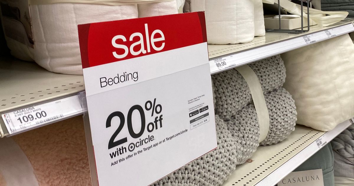 Target Bedding Sale = Sheet Sets from $7.60, Comforters Sets from $16 + More