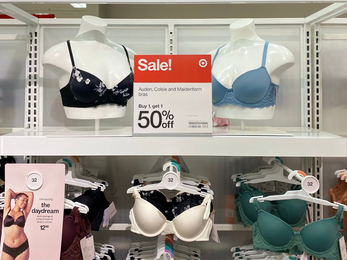 BOGO 50% Off Target Bras & Bralettes (Includes Nursing Styles) | Prices from $5.25 Each