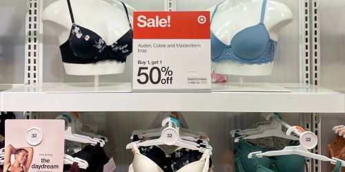 BOGO 50% Off Target Bras & Bralettes (Includes Nursing Styles) | Prices from $5.25 Each