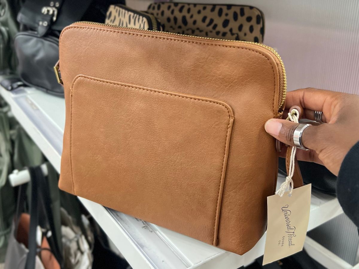 Target Black Crossbody bag purse Gold Tone Hardware | eBay