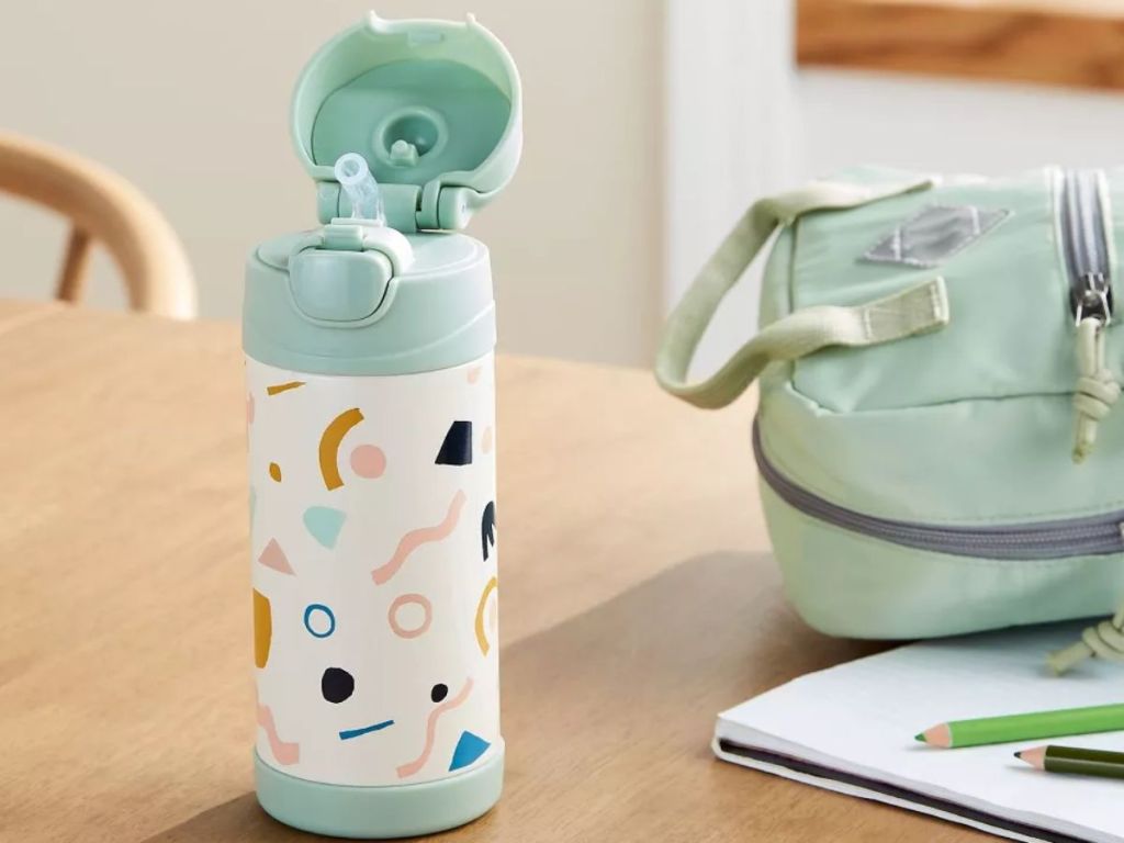 Pillowfort Stainless Steel Water Bottle - Shapes Design