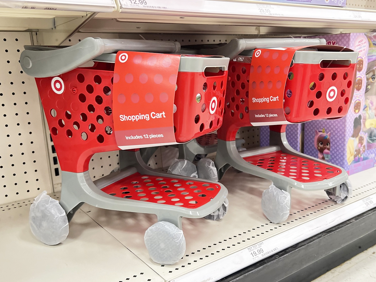 farfurie retragere Verde  Target Toy Shopping Cart 12-Piece Set Just $19.99 (OR Less w/ $10 Off $50  Toy Discount!) | Hip2Save