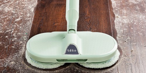 Cordless Dual-Head Scrubber Mop & Accessories Set from $39.98 Shipped (Easily Clean Floors & Shower!)