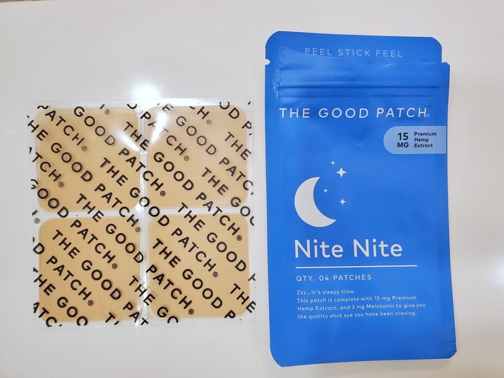 blue pack of The Good Patch Nite Nite patches