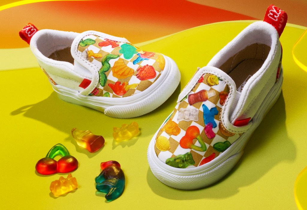 gummy bear print vans shoes