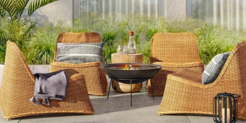 50% Off Target Patio Furniture Sale | Stacking Wicker Chairs 2-Pack Only $262.50 Shipped (Reg. $525)