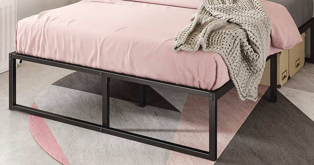 Zinus 14″ Metal Platform Twin Bed Frame Only $31.99 Shipped on Amazon (Reg. $109)