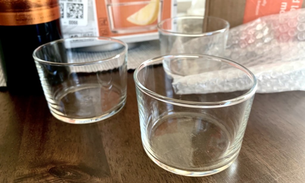 bodega glasses out of packaging