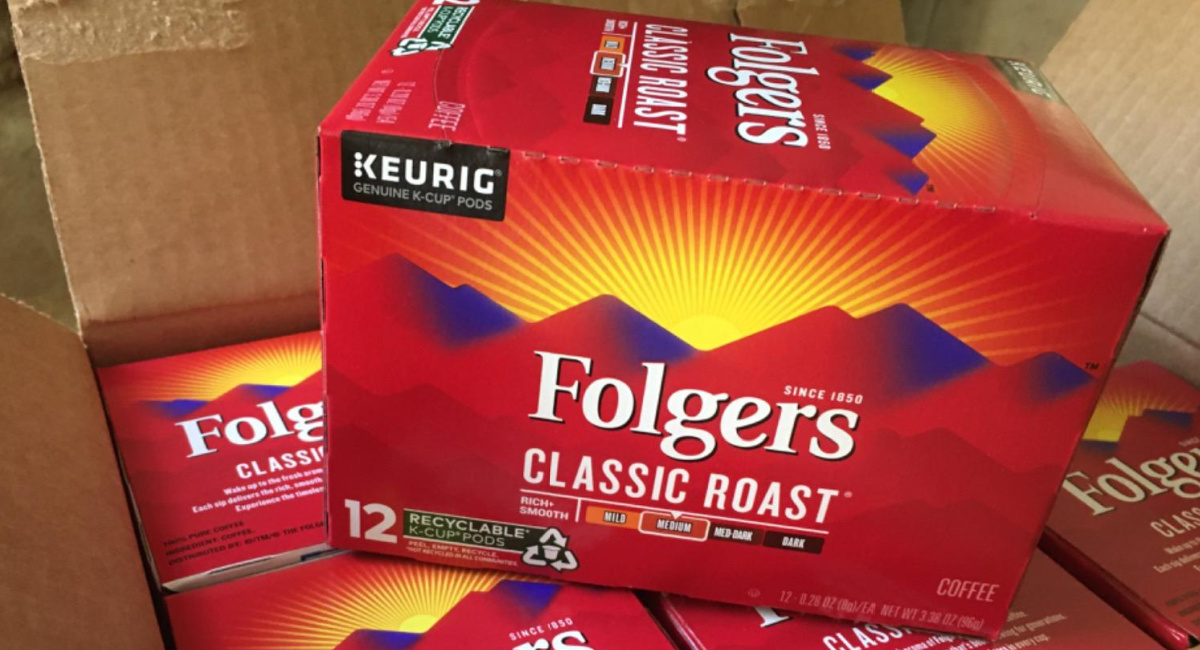 Folgers Coffee K-Cups 72-Count Boxes from $25 Shipped on Amazon (Regularly $38) + More