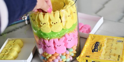 Make an Easy DIY Easter Centerpiece with Peeps!