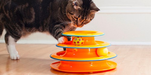 Tower of Tracks 3-Tier Cat Toy Just $8.79 on Amazon (Regularly $27) | Over 45,000 5-Star Reviews