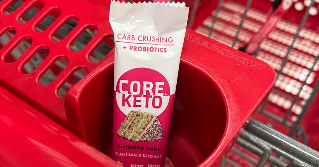 core keto bar inside target cart