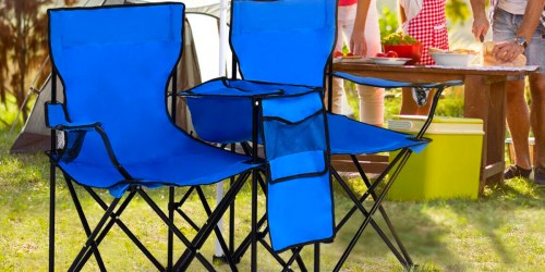 Portable Double Camping Chair w/ Umbrella & Cooler Just $59.99 Shipped on Walmart.com (Reg. $100)