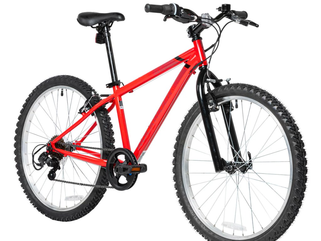 red mountain bike